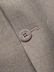 Pánske elegantné sako s ozdobnými gombíkmi na manžetách - béžové V3 OM-BLZB-0114