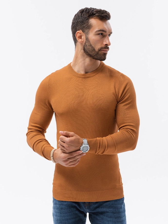 Men's sweater - camel E177
