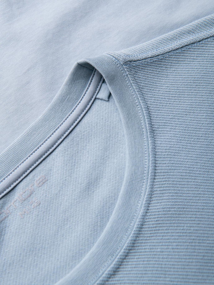 Tricou LOOSE FIT pentru bărbați cu buzunar - albastru V4 OM-TSCT-0171 