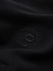 BASIC tricou polo pentru bărbați, tricou piqué monocolor - negru V1 OM-POBS-0100