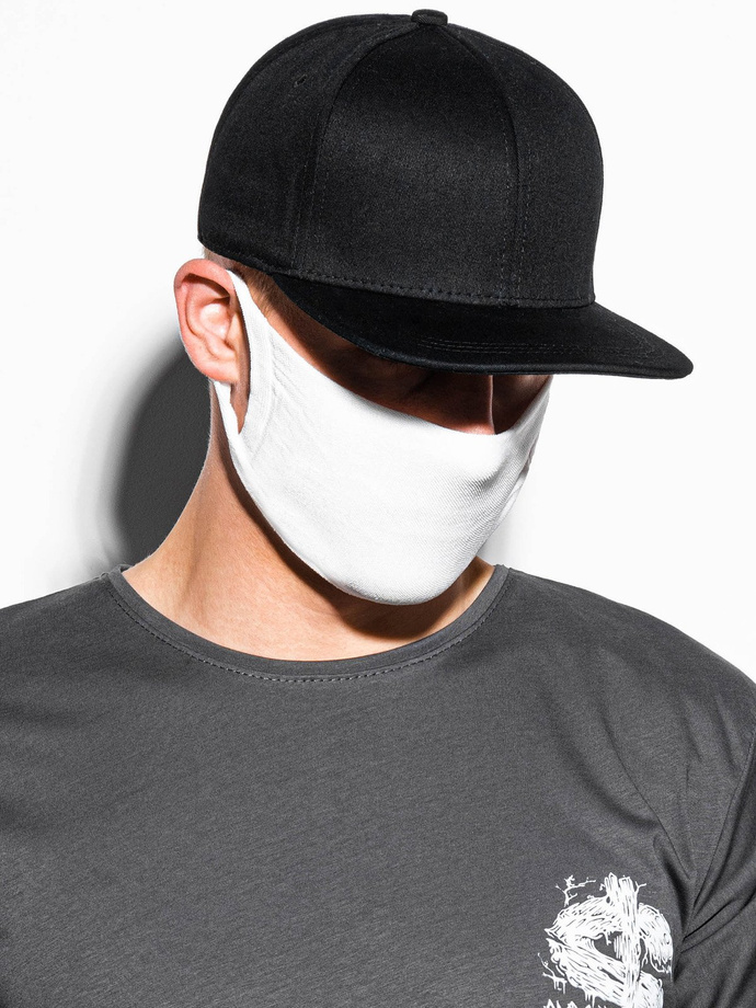 Dámská maska s kapsou na filtr 262A - bílá (4 ks).