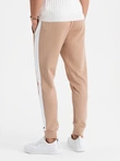 Pantaloni de trening bărbătești din tricot structurat - grafit V5 OM-PASK-0211