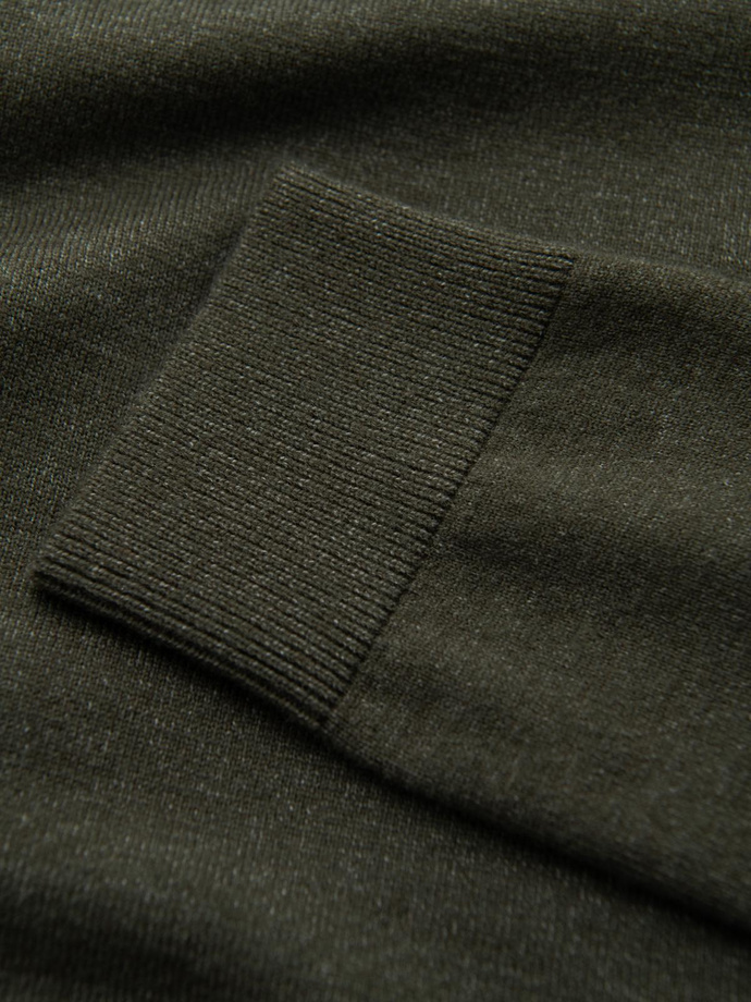 Pánsky pletený rolák s viskózou - tmavosivý V5 OM-SWTN-0127 