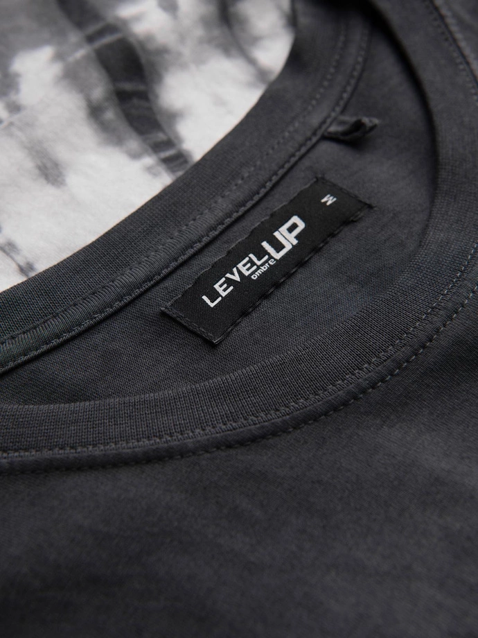 Men's Tie-Dye t-shirt - dark grey S1617