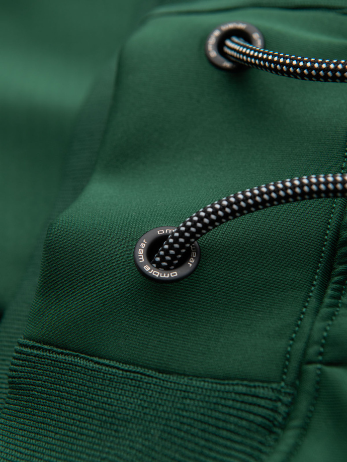 Pantaloni de trening bărbătești din tricot structurat - grafit V5 OM-PASK-0211