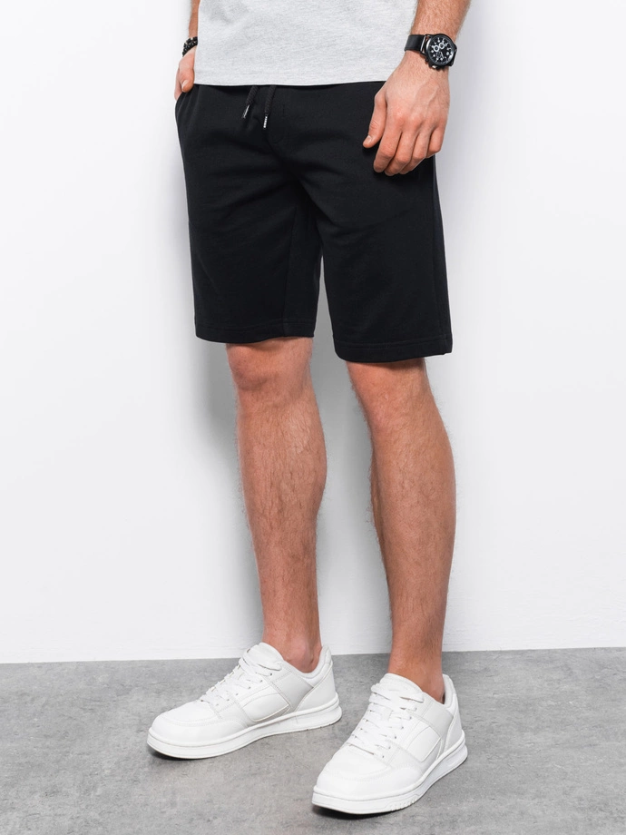 Men's sweatshorts - black W291