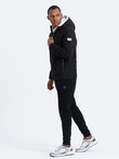 Vyriška SOFTSHELL striukė su fliso viduriu - juoda V2 OM-JANP-0137