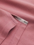 Pánská jednobarevná polokošile BASIC z piké úpletu - tmavě růžová V7 OM-POBS-0100