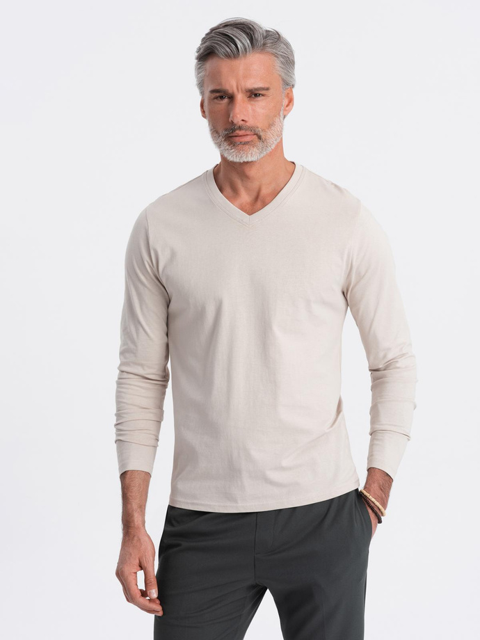Set bărbătesc V-NECK cu mânecă lungă - mix 2-pack V5 Z41