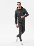 Men's set hoodie + pants - dark grey Z49