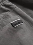 Men's jogger pants with cargo pockets and print - gray V4 OM-PAJO-0200