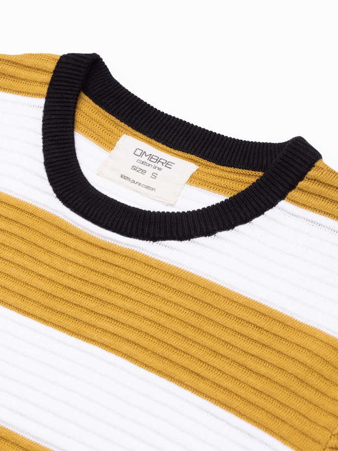 Men's sweater - mustard E189