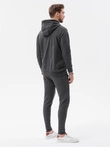 Set barbati hanorac + pantaloni - gri-inchis Z49