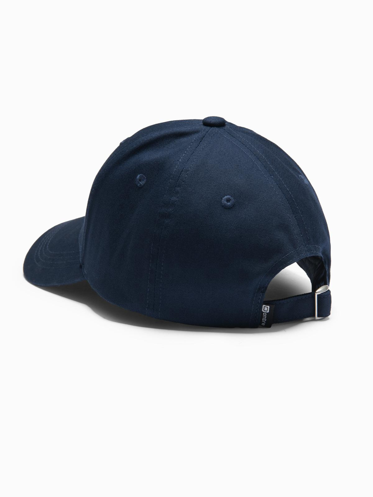 Cap Colour One-color men's baseball cap - navy blue V2 OM-ACCS-0105 | Ombre.com ...