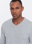 Men's V-NECK longsleeve set - mix 2-pack V1 Z41