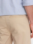 Pantaloni pantaloni scurți chinos pentru bărbați cu întoarcere contrastantă - nisip V10 W421
