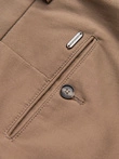 Pánske chino nohavice SLIM FIT - svetlohnedé V2 OM-PACP-0186