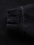 Men's denim JOGGERS pants with classic flare - black V3 OM-PADJ-0265