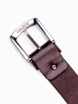 Men's leather accessories set - brown A654