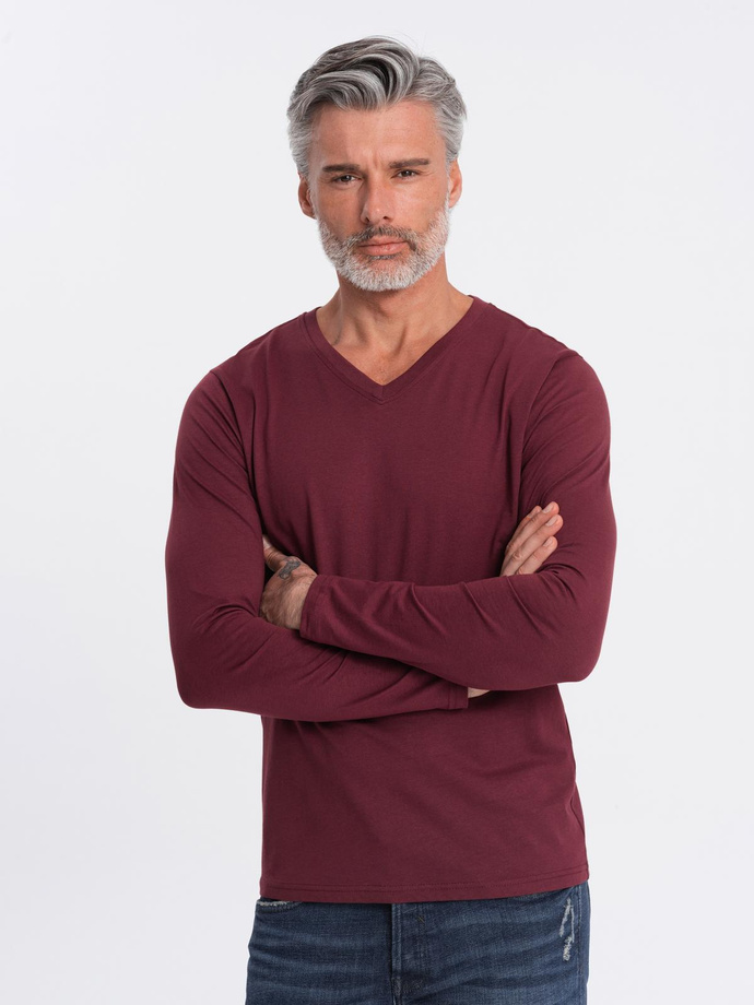 Vyriškas V-NECK rinkinys ilgomis rankovėmis - mišrus 2 vnt. V7 Z41