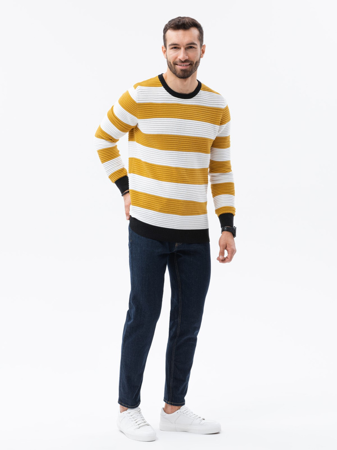 Men's sweater - mustard E189