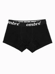 Men's cotton boxer shorts with contrasting elastic - 7-pack mix V2 OM-UNBO-0100
