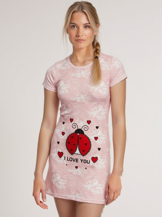 Pajamas women's nightgown ULR258 - red