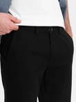 Pánske chino nohavice SLIM FIT - čierne V4 OM-PACP-0186