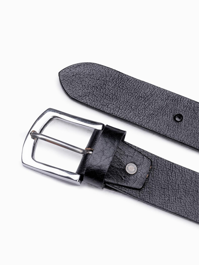 Set de accesorii din piele pentru bărbați - negru A654