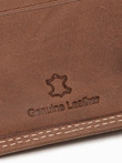 Men's leather wallet - light brown A417