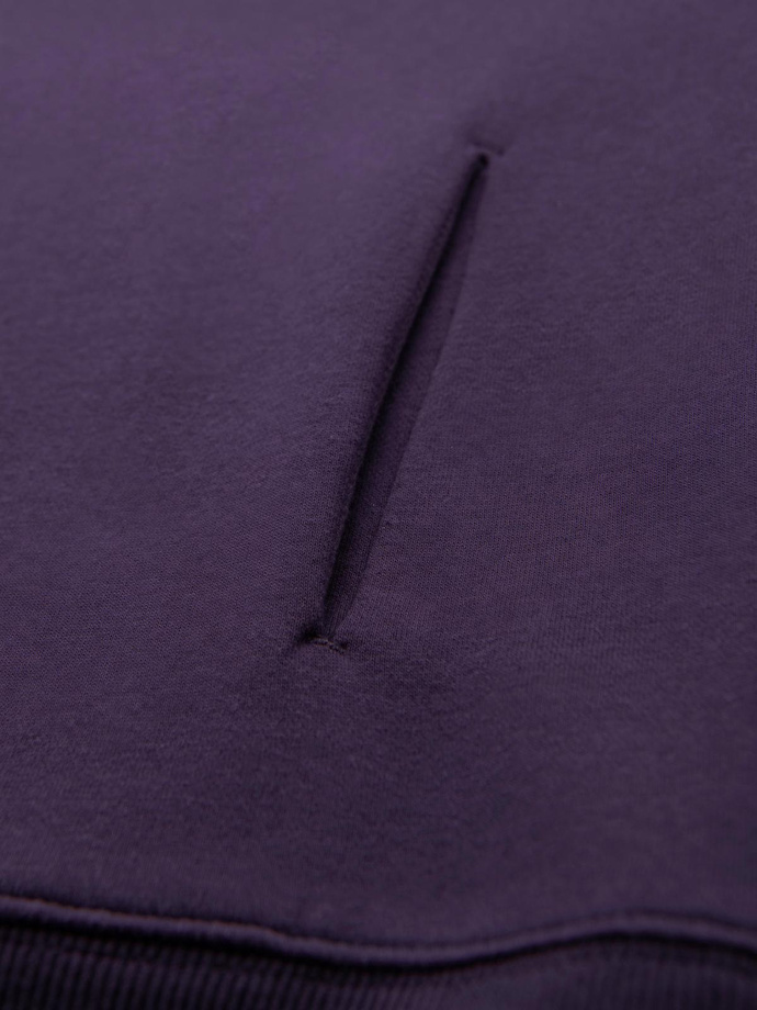 Unisex mikina s kapsami a kapucí - fialová V13 OU-SNBC-0105