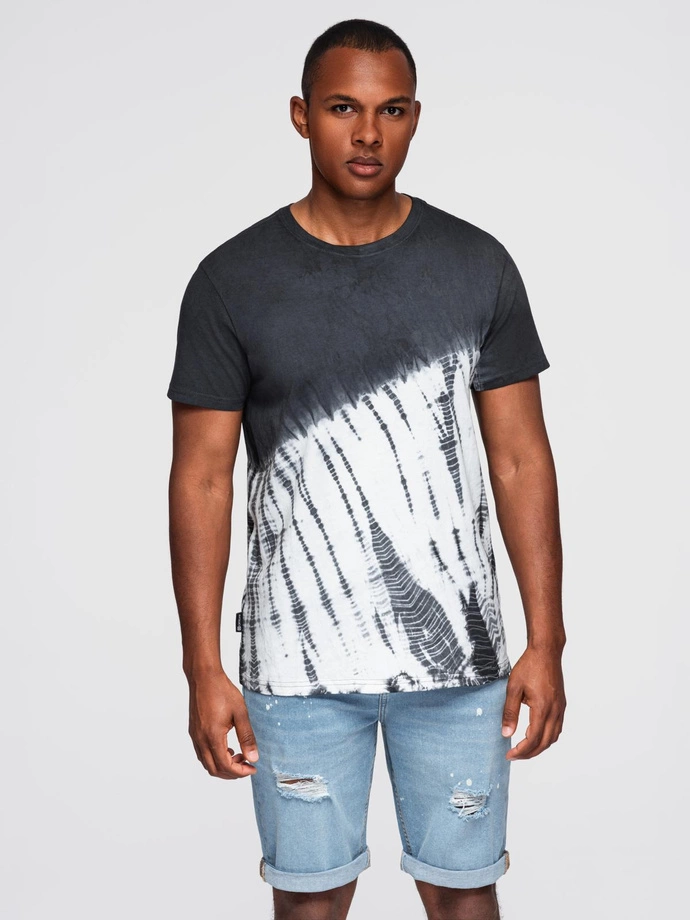 Men's Tie-Dye t-shirt - dark grey S1617
