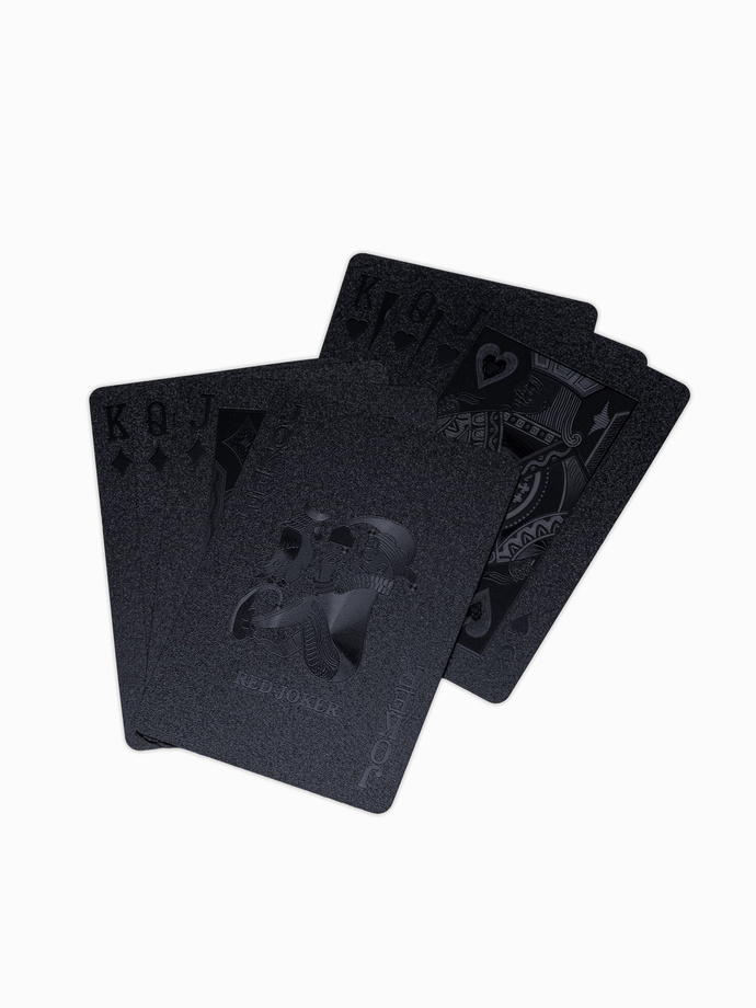 Playing cards - black A583