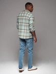 Men's classic washed REGULAR FIT jeans - light blue V2 OM-PADP-0217
