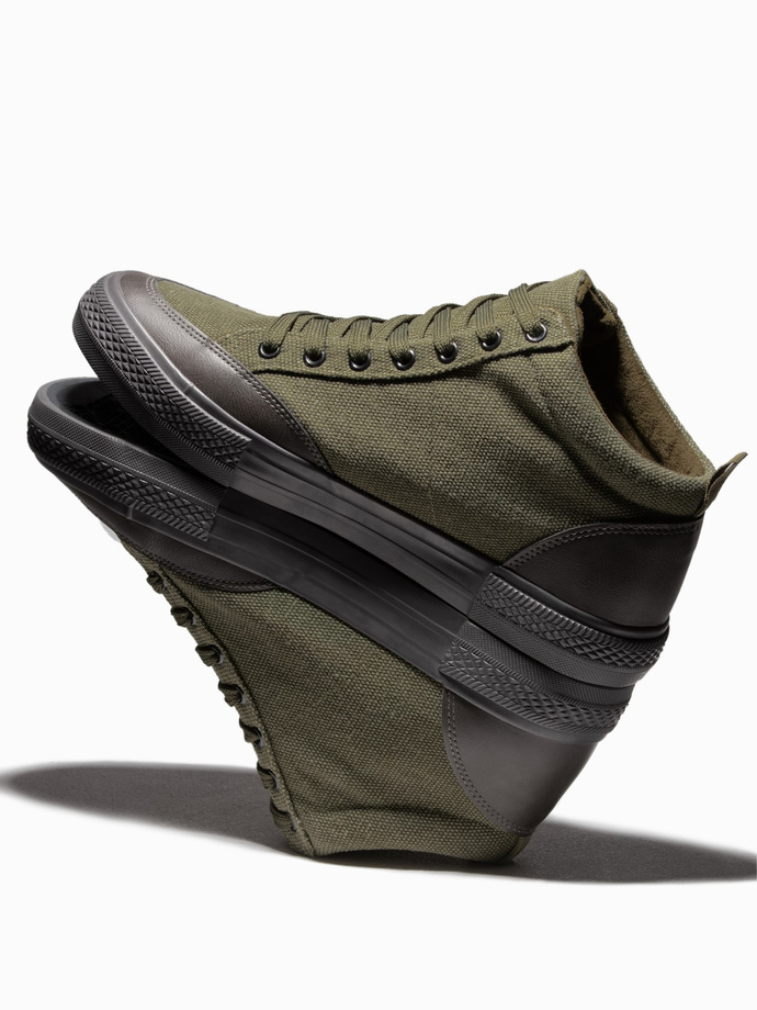 Pánske sneakers topánky - olivová T377