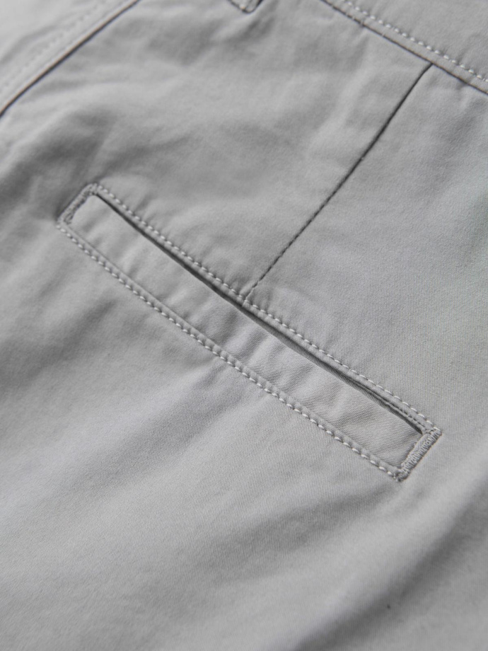 Pantaloni scurți casual pentru bărbați SLIM FIT jacquard knit - albastru marin V1 OM-SRCS-0168