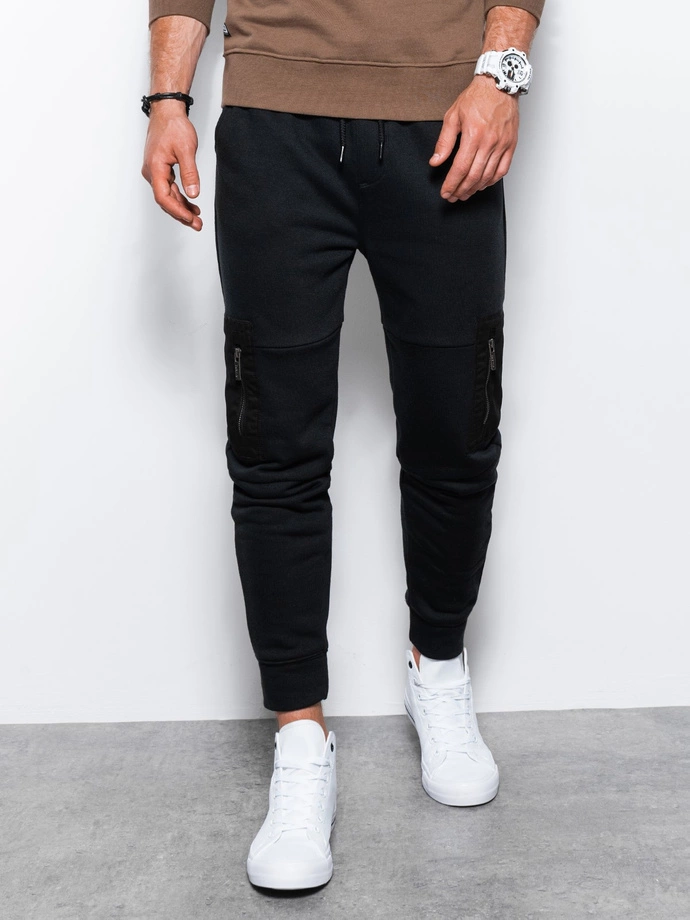 Men's sweatpants - black P1087