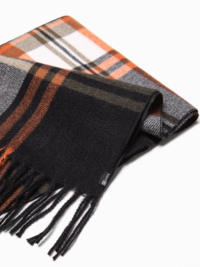 Men's scarf - grey/white A408