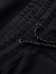 Pantaloni de trening cu logo pentru bărbați - negru V1 OM-PASK-0167