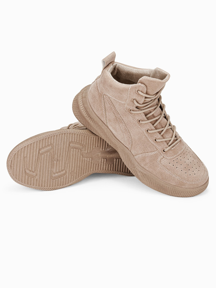 Men's winter shoes trappers - beige T380