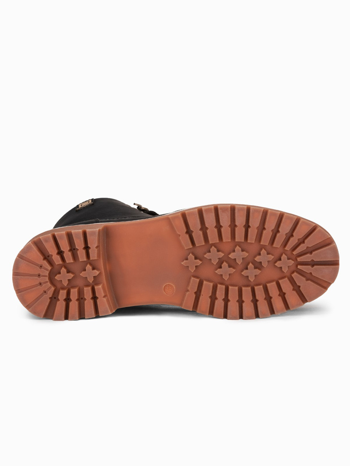 Pánske zimné outdoorové topánky - čierna T314