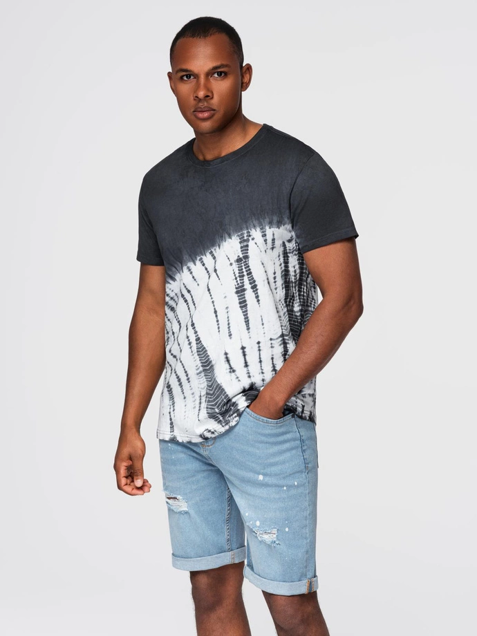 Men's Tie-Dye t-shirt - dark grey S1617