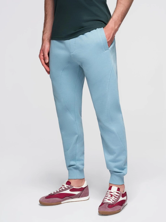 Pánske tepláky jogger - modré V7 OM-PABS-0173
