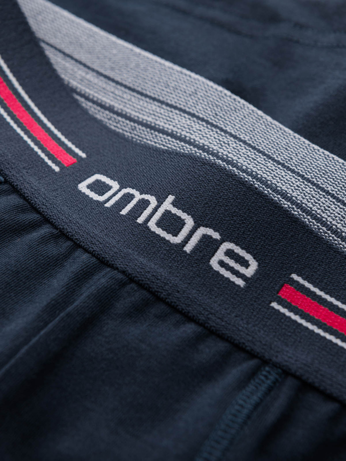 Klasické pánske boxerky s pruhovanou gumou - 3 balenia OM-UNBO-0109