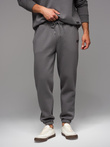 Classic sweatpants with drawstrings unisex-grey V18 OU-PSBC-0100