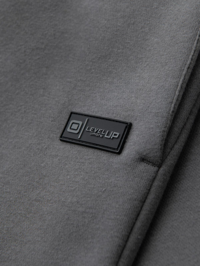 Klasické unisex tepláky se šňůrkou - šedé V18 OU-PSBC-0100