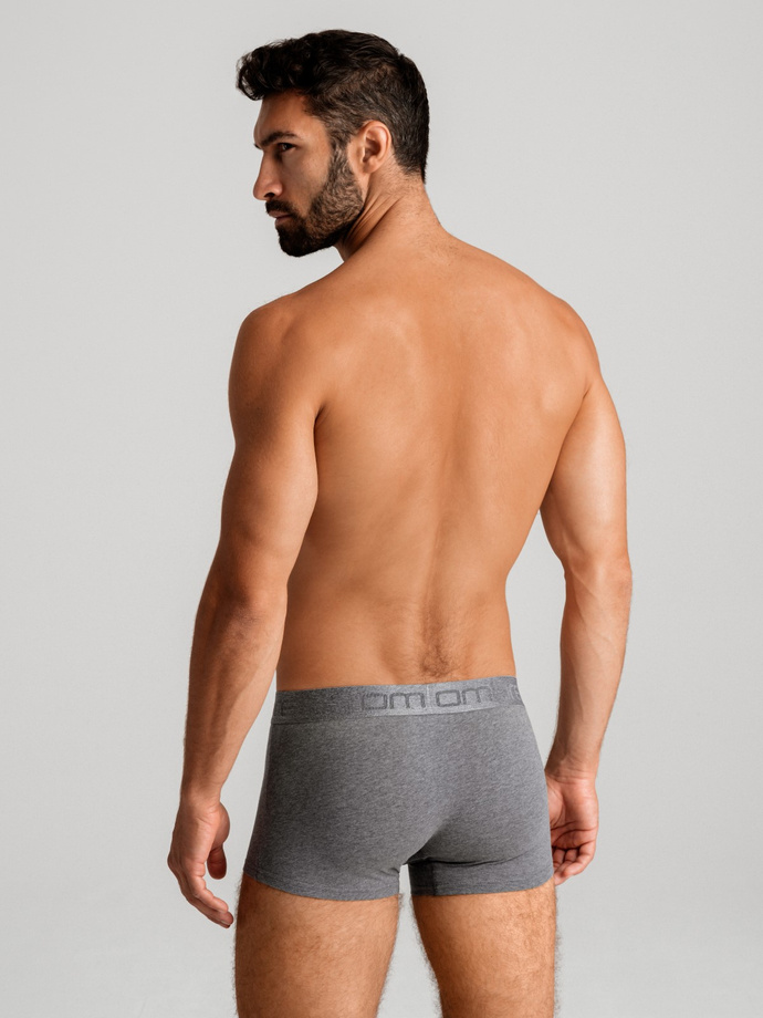 Boxeri de bărbați din bumbac cu logo - 3-pachet mix V3 OM-UNBO-0105