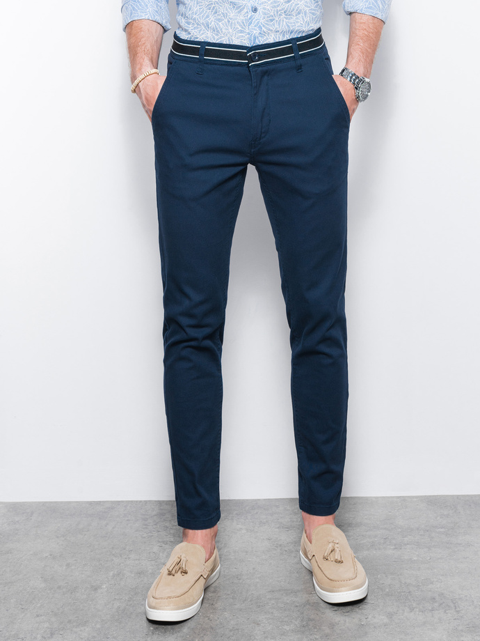 Pánske chino nohavice - námornícka P156