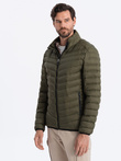 Men's quilted jacket - olive V5 C528