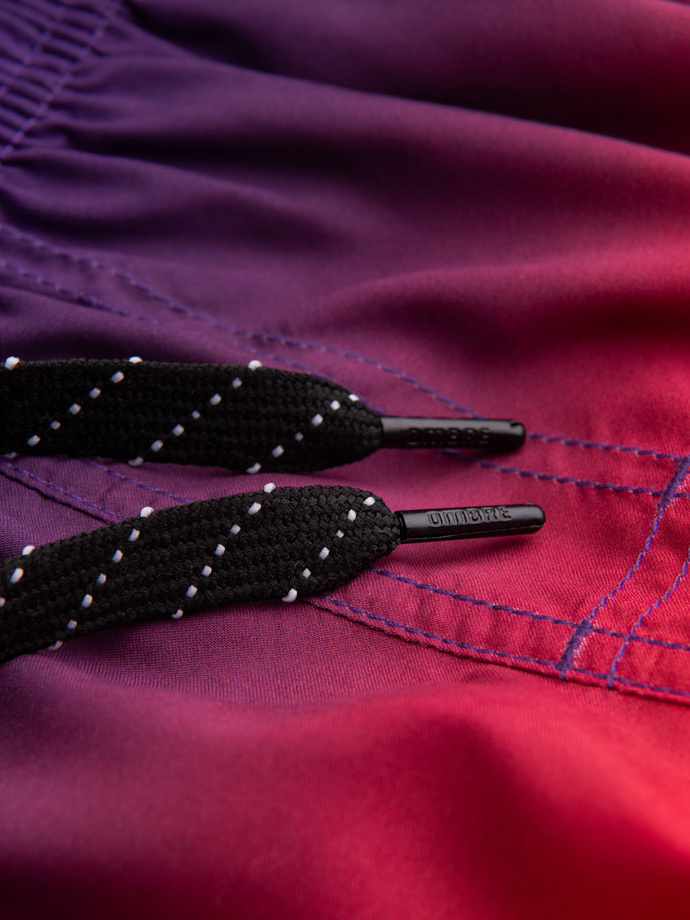 Pánské plavky s ombre efektem - oranžové V17 OM-SRBS-0125